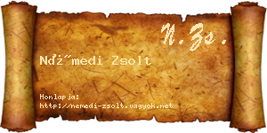 Némedi Zsolt névjegykártya
