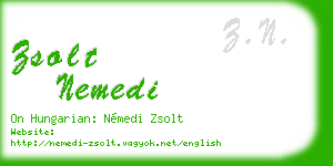 zsolt nemedi business card