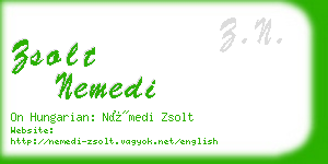 zsolt nemedi business card